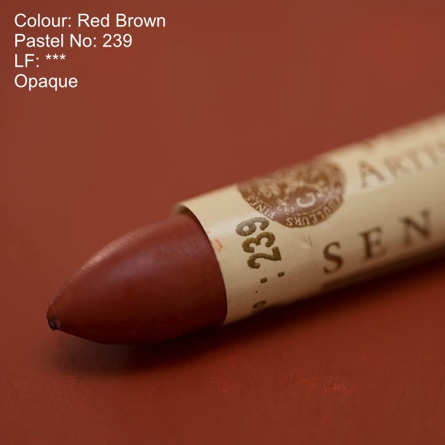 Sennelier oil pastel 239 - Red Brown