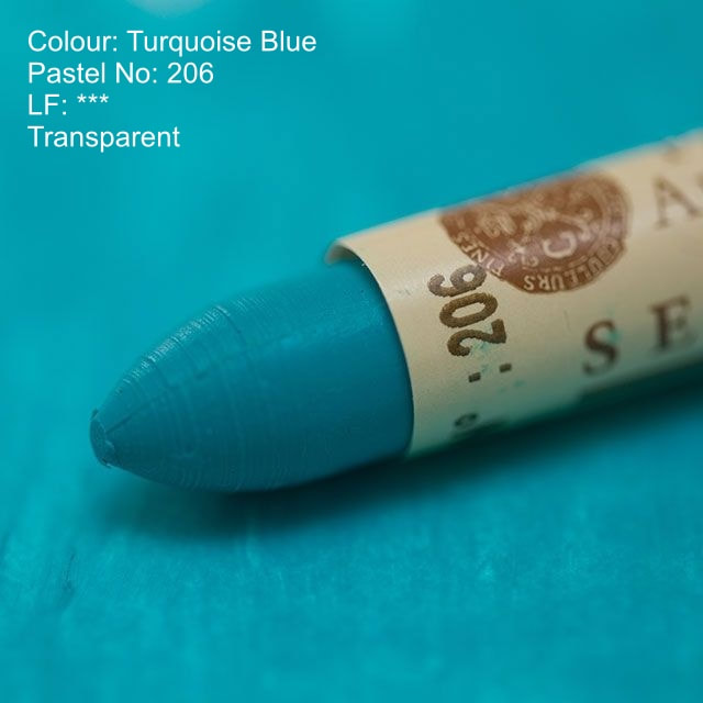 Sennelier oil pastel 206 - Turquoise Blue
