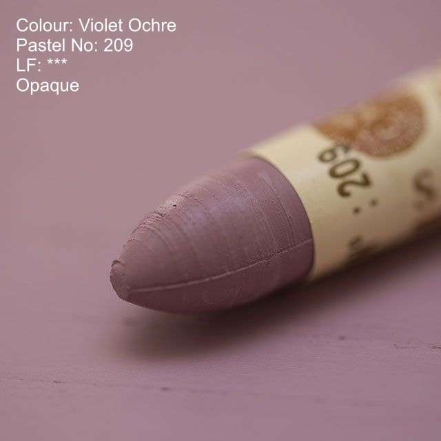 Sennelier oil pastel 209 - Violet Ochre