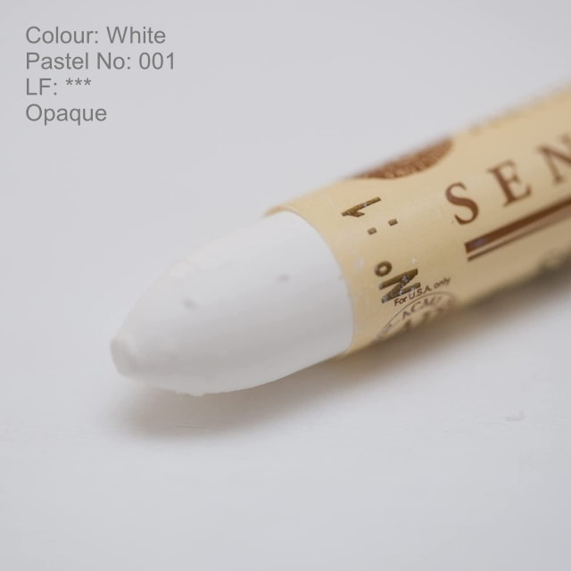 Sennelier oil pastels 001 - White