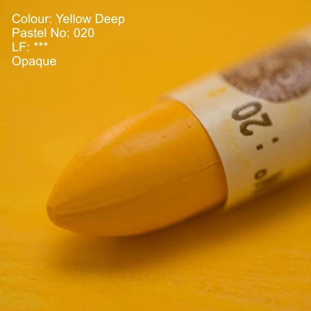 Sennelier oil pastel 020 - Yellow Deep