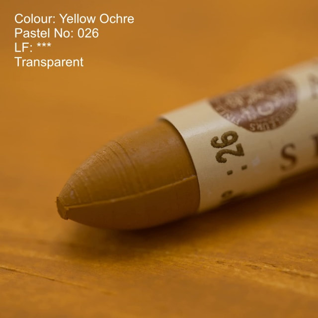 Sennelier oil pastel 026 - Yellow Ochre