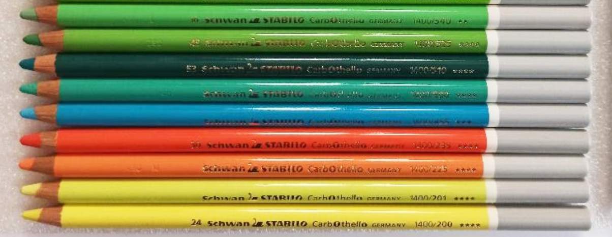 Stabilo CarbOthello pastel pencils discontinued colours