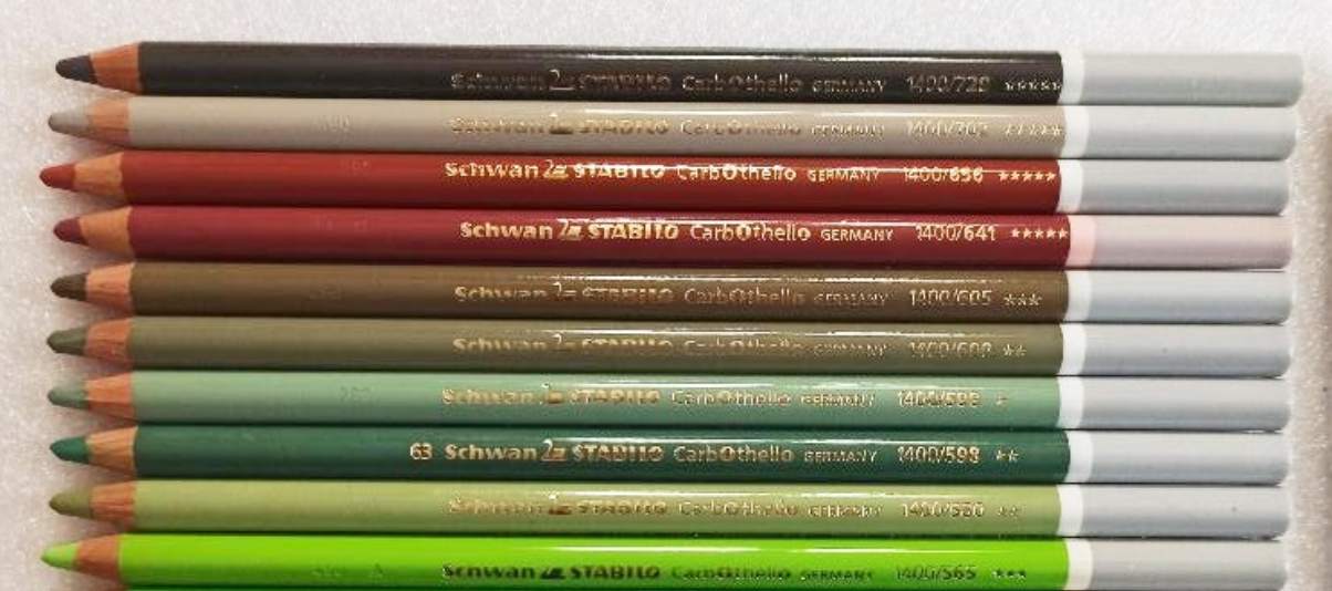 Stabilo CarbOthello pastel pencils discontinued colours