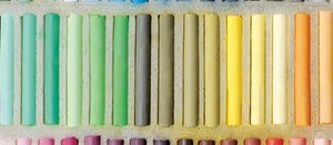Coloured pastel sticks