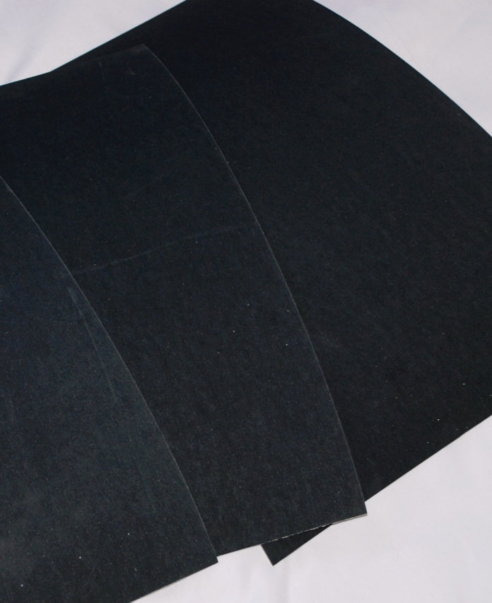 UArt black sanded paper A4 sheets
