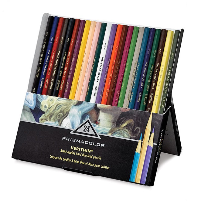 Prismacolor verithin coloured pencils - Box set of 24